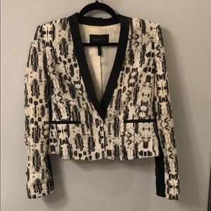 BCBGMaxAzria Black and White Blazer